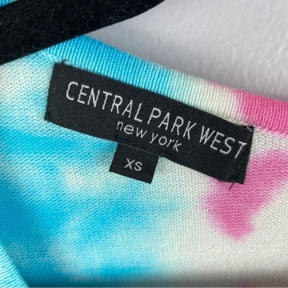 Central Park West Wisteria Multi Coloured Tie Dyed Sweater XS - Picture 7 of 13